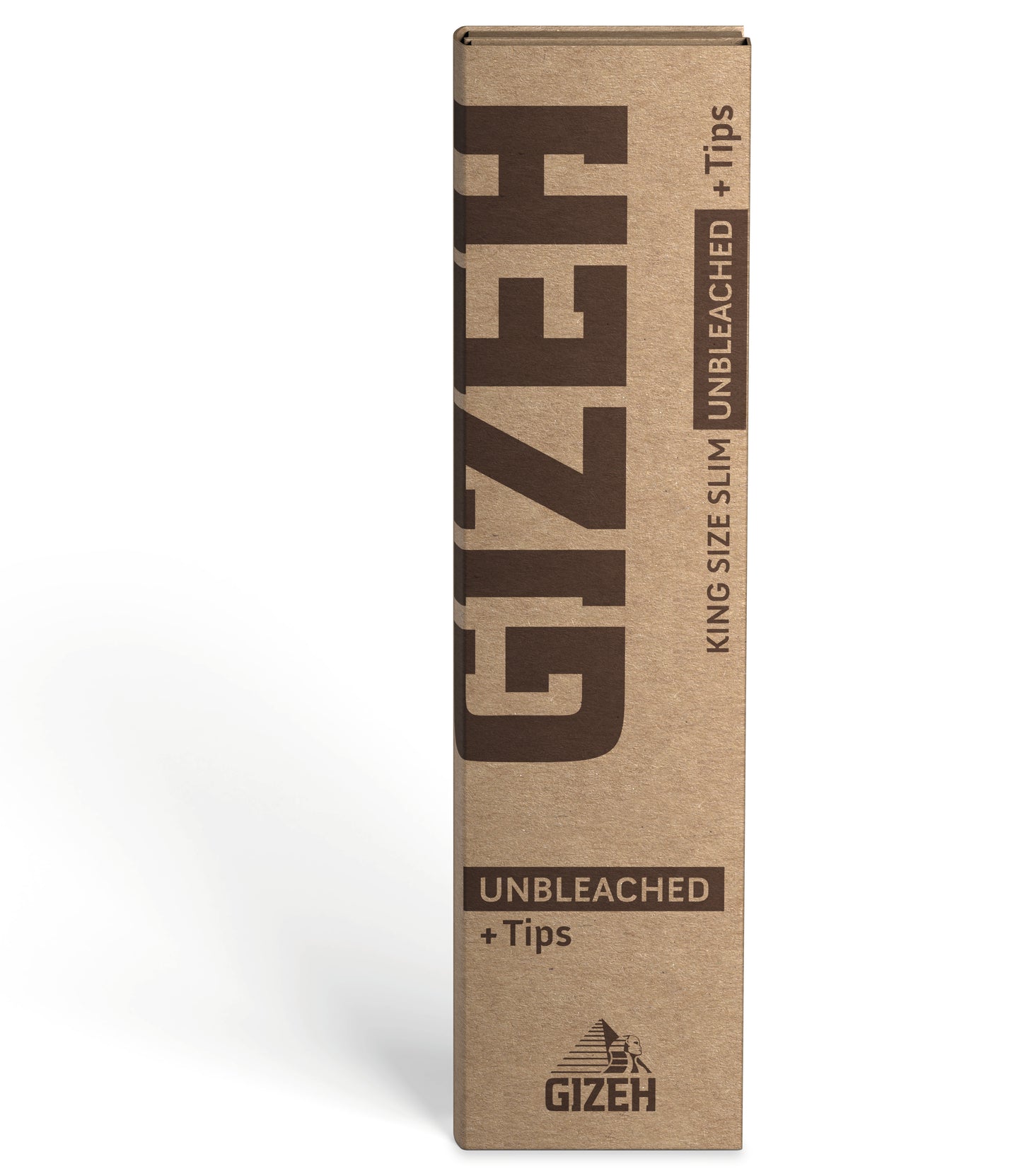 GIZEH UNBLEACHED King Size Slim + Tips | ab 3. Packungen