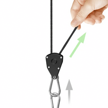 Lade das Bild in den Galerie-Viewer, Grow Seilzugratschen-Set / Flaschenzug stufenlos verstellbar | ab 2 Stück