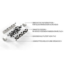 Lade das Bild in den Galerie-Viewer, GIZEH ProCell Active Filter BLACK 6mm 50 + 10 | 1 Beutel