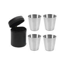 Lade das Bild in den Galerie-Viewer, Edelstahl Schnapsbecher-SET