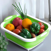 Lade das Bild in den Galerie-Viewer, Zusammenklappbares 3in1 Schneidebrett