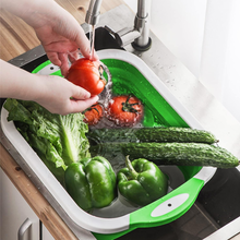 Lade das Bild in den Galerie-Viewer, Zusammenklappbares 3in1 Schneidebrett