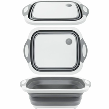 Lade das Bild in den Galerie-Viewer, Zusammenklappbares 3in1 Schneidebrett