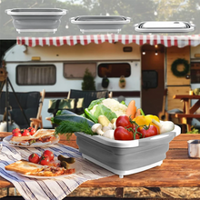 Lade das Bild in den Galerie-Viewer, Zusammenklappbares 3in1 Schneidebrett