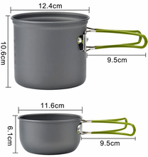 Lade das Bild in den Galerie-Viewer, Camping Kochgeschirr 2er-SET