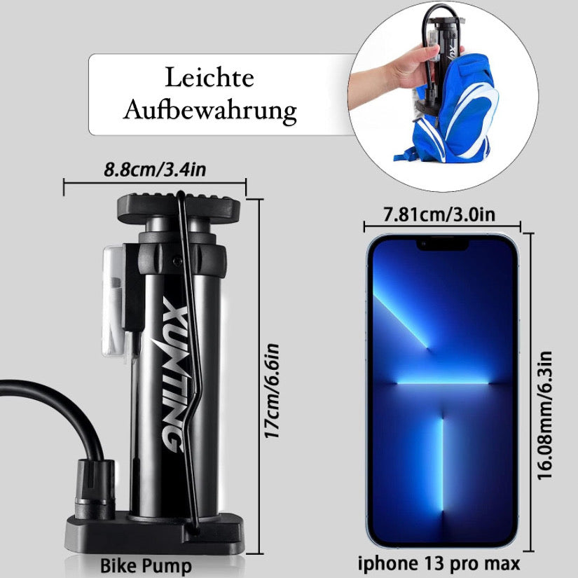 Mini-Luftpumpe / Fußpumpe