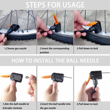 Lade das Bild in den Galerie-Viewer, Mini-Luftpumpe / Fußpumpe