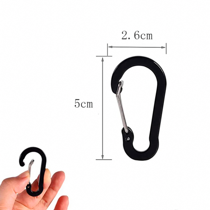 Mini Karabiner || 6 Stück