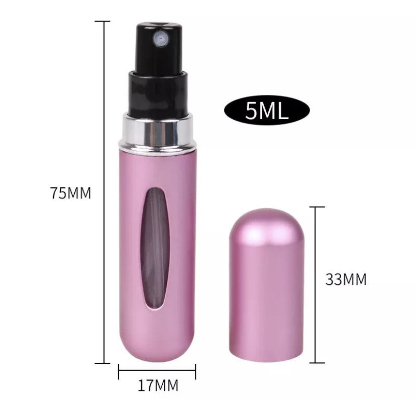 5ml mini Parfümzerstäuber 2er-SET