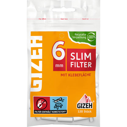 Gizeh Slim Filter 6mm hochwertige Filter