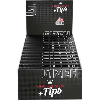 Gizeh Black King Size Slim + Tips