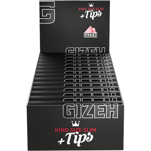 Gizeh Black King Size Slim + Tips