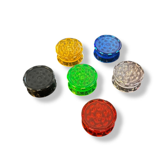 Acryl-Grinder 2-teilig 40mm transparent Kräutermühle