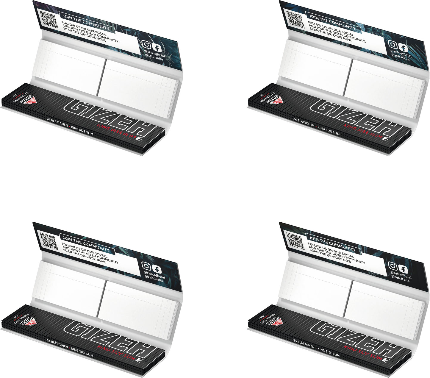 Gizeh Wild Limited Edition 4 einzigartige Designs inspiriert von Strains