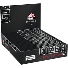 Lade das Bild in den Galerie-Viewer, Gizeh Black Drehpapier King Size extrafeines Qualitätspapier
