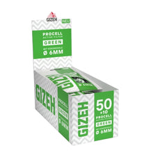 Lade das Bild in den Galerie-Viewer, GIZEH ProCell Active Filter GREEN 6mm 50 + 10 | 1 Beutel
