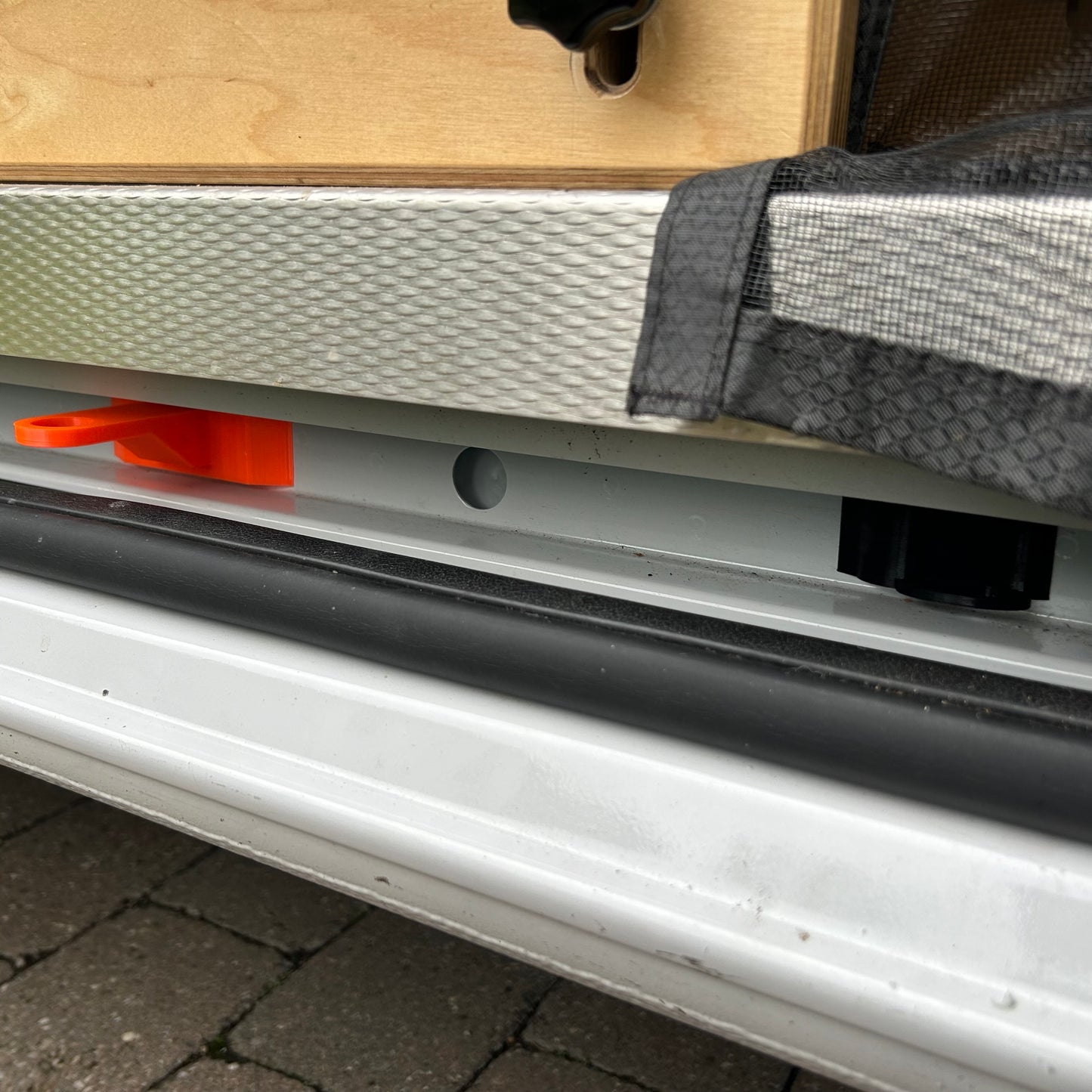 HGL | Türstopper Bridge / für Fiat Ducato, Peugeot Boxer, Citroen Jumper & Opel Movano C || hält die Tür in beide Richtungen