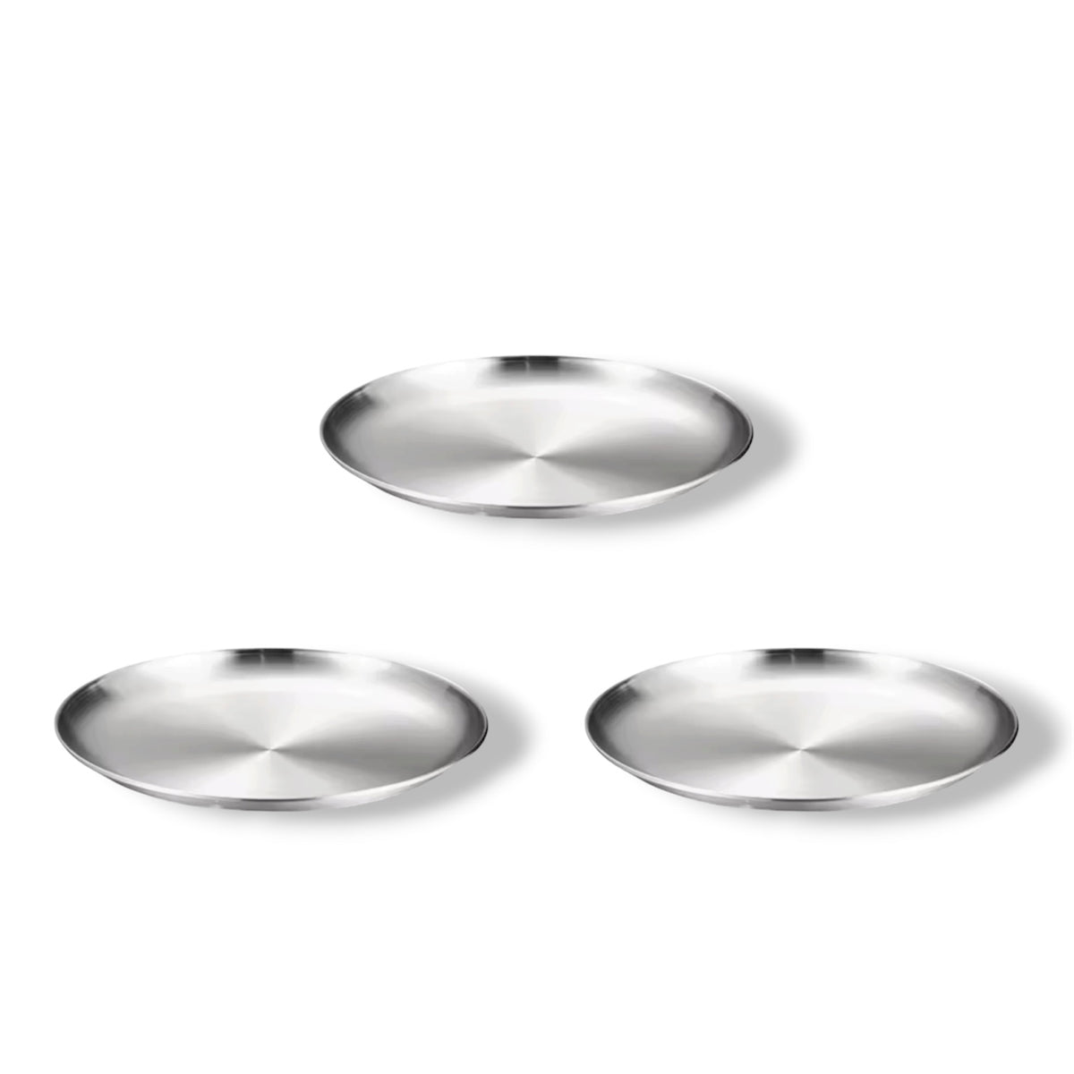 Edelstahl Teller 14 cm
