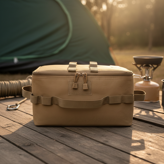 Camping Aufbewahrungstasche mit verstellbaren Trennwänden für Outdoor-Ausrüstung