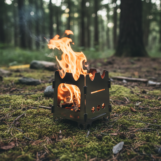 Camping-Ofen realistisch