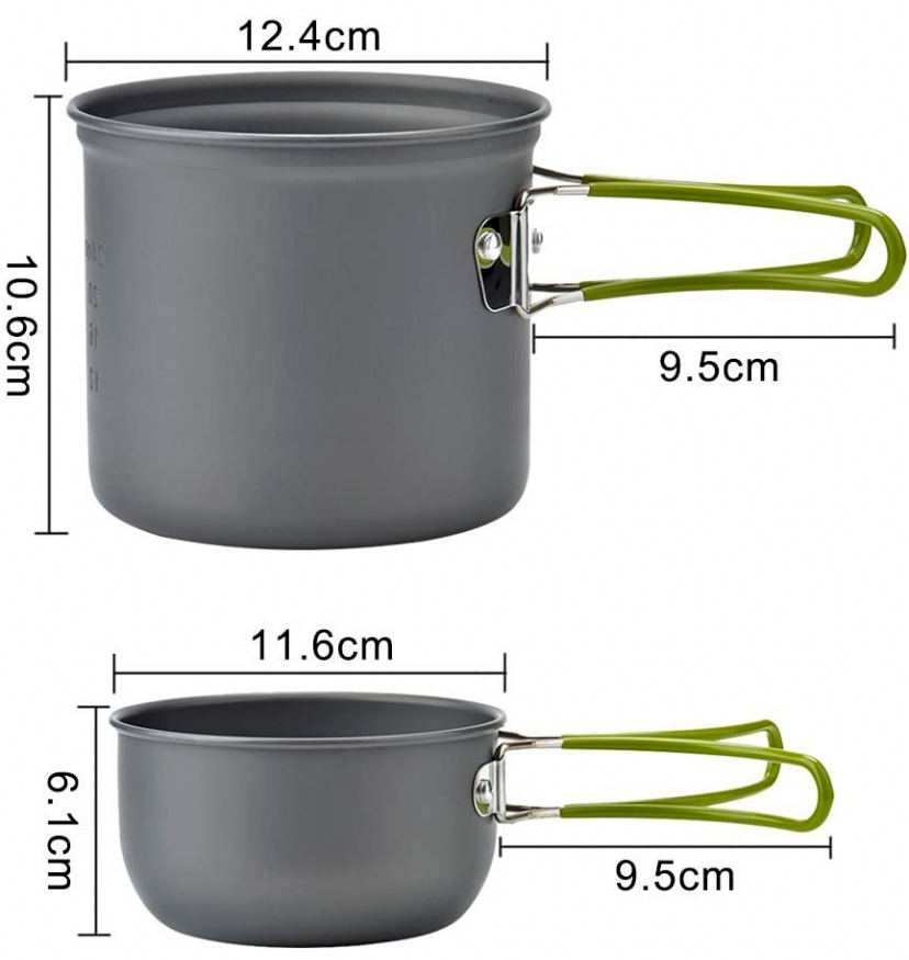 Camping Kochgeschirr 2er-SET