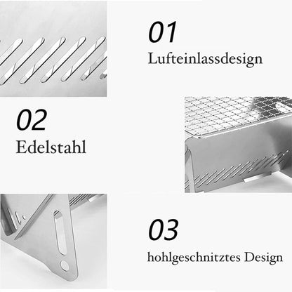 Edelstahl Campinggrill