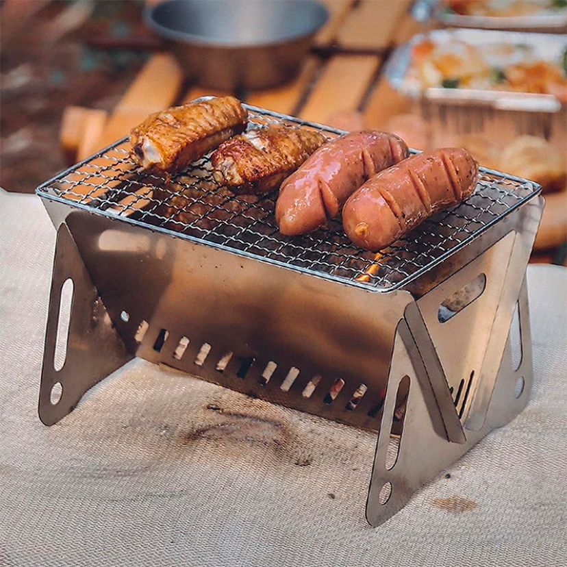 Edelstahl Campinggrill