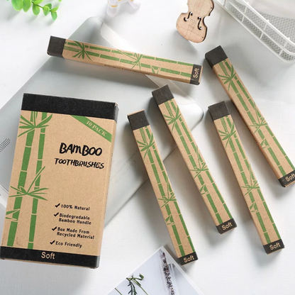 Bambus Zahnbürsten - SET