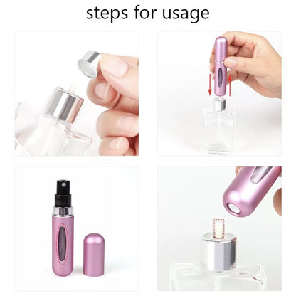 5ml mini Parfümzerstäuber 2er-SET